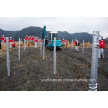 Anclaje de tornillo de tierra de acero galvanizado caliente DIP, tornillo de tierra